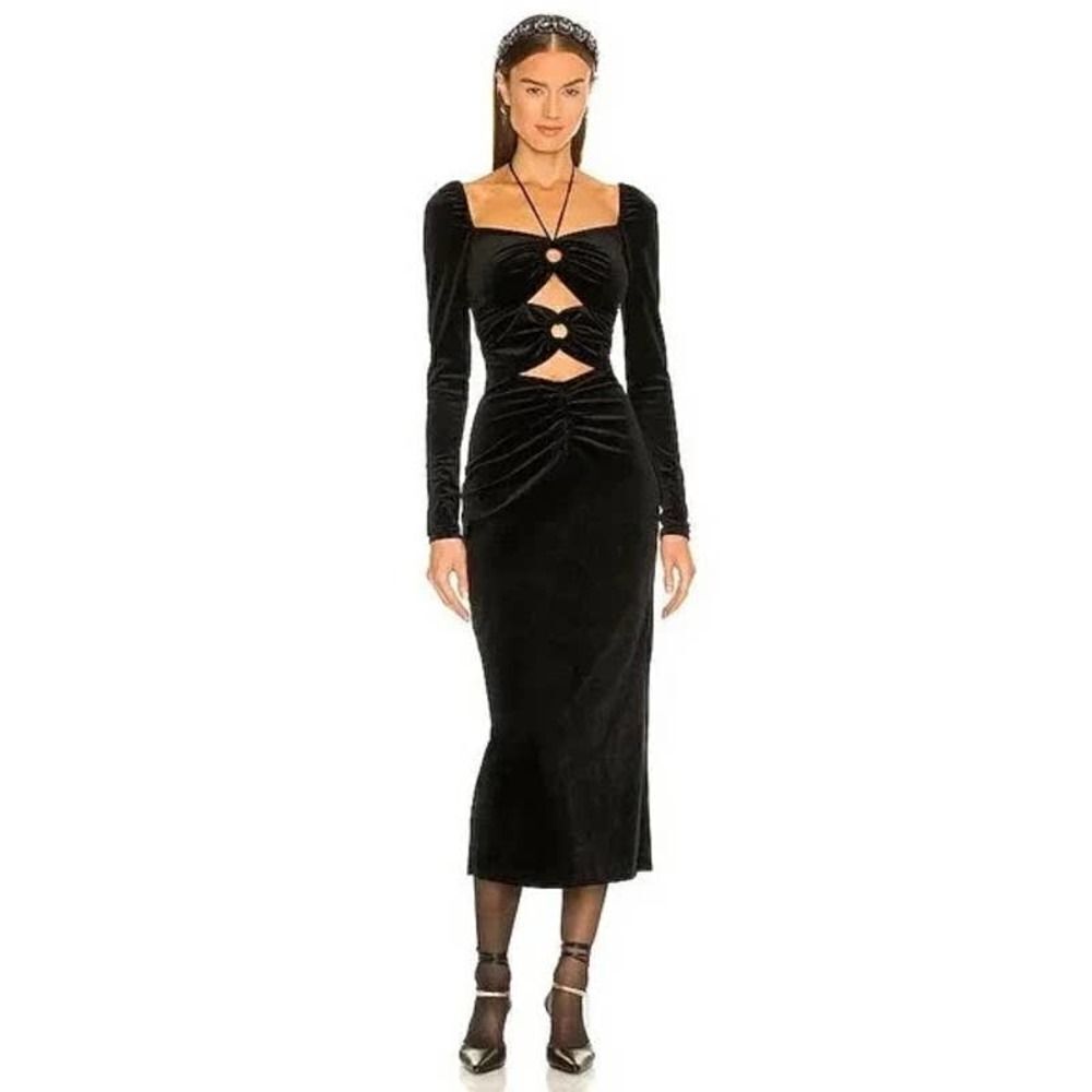 Ronny Kobo Jett Dress in Black XS
